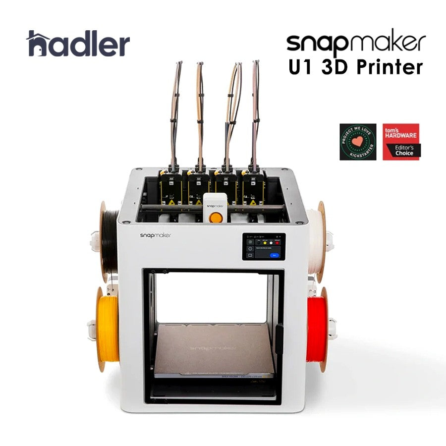 Snapmaker U1 Multi-Color 3D Printer | 4 Independent Toolheads | 5-Second Tool Changer | CoreXY 500mm/s [Pre-Order]