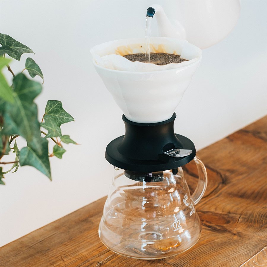 HARIO White Immersion Dripper Switch Size 02 – Ceramic Coffee Dripper Made in Japan (200ml)