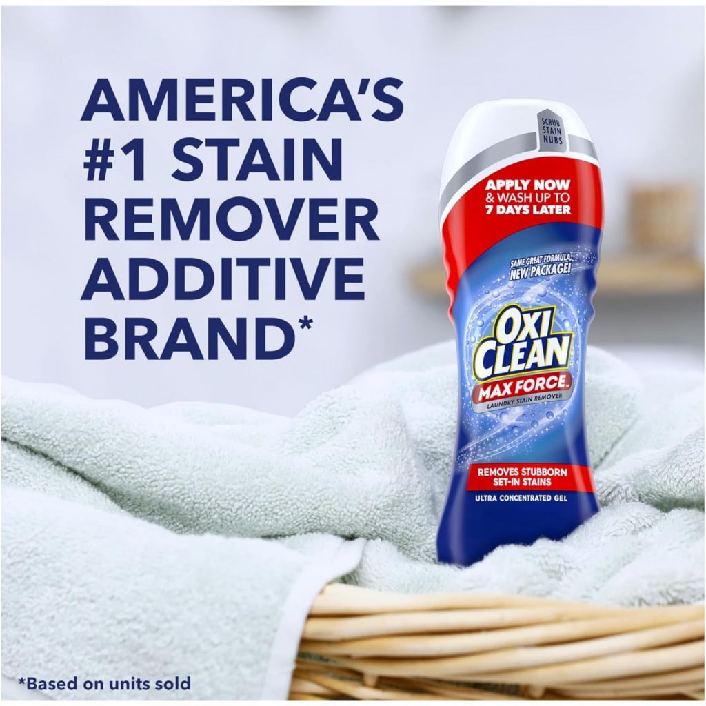Oxiclean Max Force Gel Stick [183ml] 4-in-1 Laundry Stain Remover Pre-Treatment